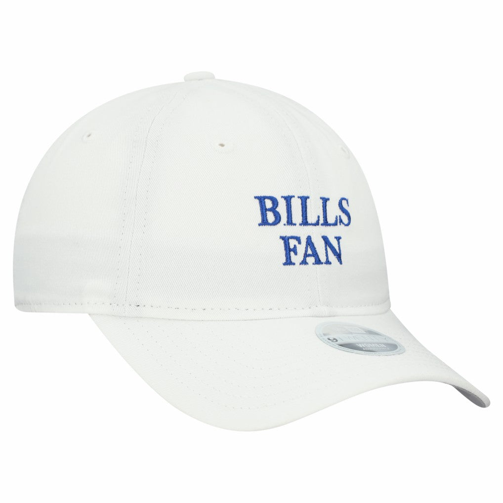 Buffalo Bills New Era Women's Team Fan 9TWENTY Adjustable Hat White