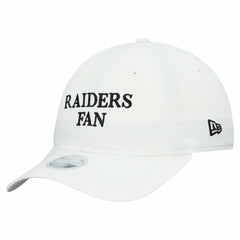 Las Vegas Raiders New Era Women's Team Fan 9TWENTY Adjustable Hat White