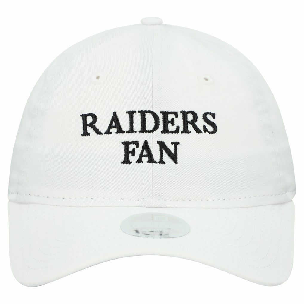 Las Vegas Raiders New Era Women's Team Fan 9TWENTY Adjustable Hat White