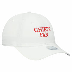 Kansas City Chiefs New Era Women's Team Fan 9TWENTY Adjustable Hat White
