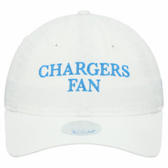 Los Angeles Chargers New Era Women's Team Fan 9TWENTY Adjustable Hat White