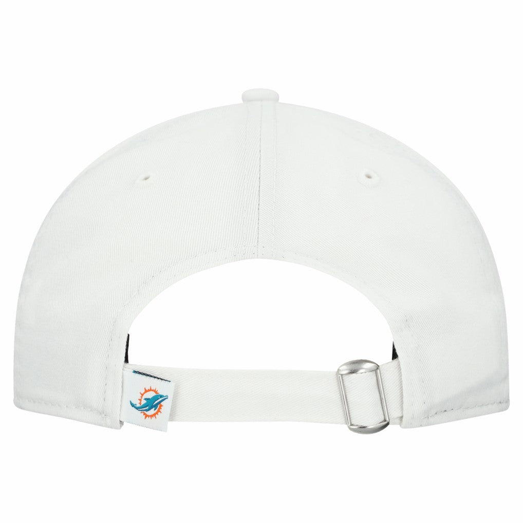Miami Dolphins New Era Women's Team Fan 9TWENTY Adjustable Hat White