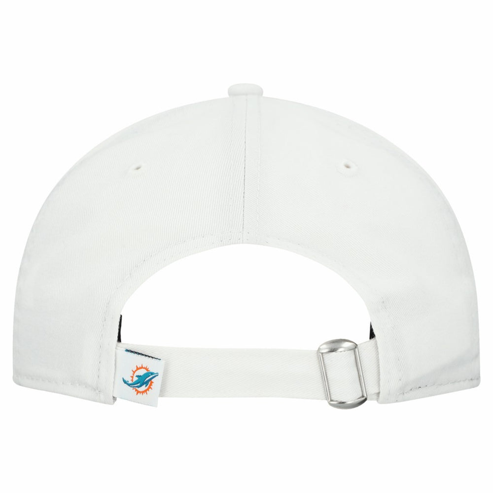 Miami Dolphins New Era Women's Team Fan 9TWENTY Adjustable Hat White