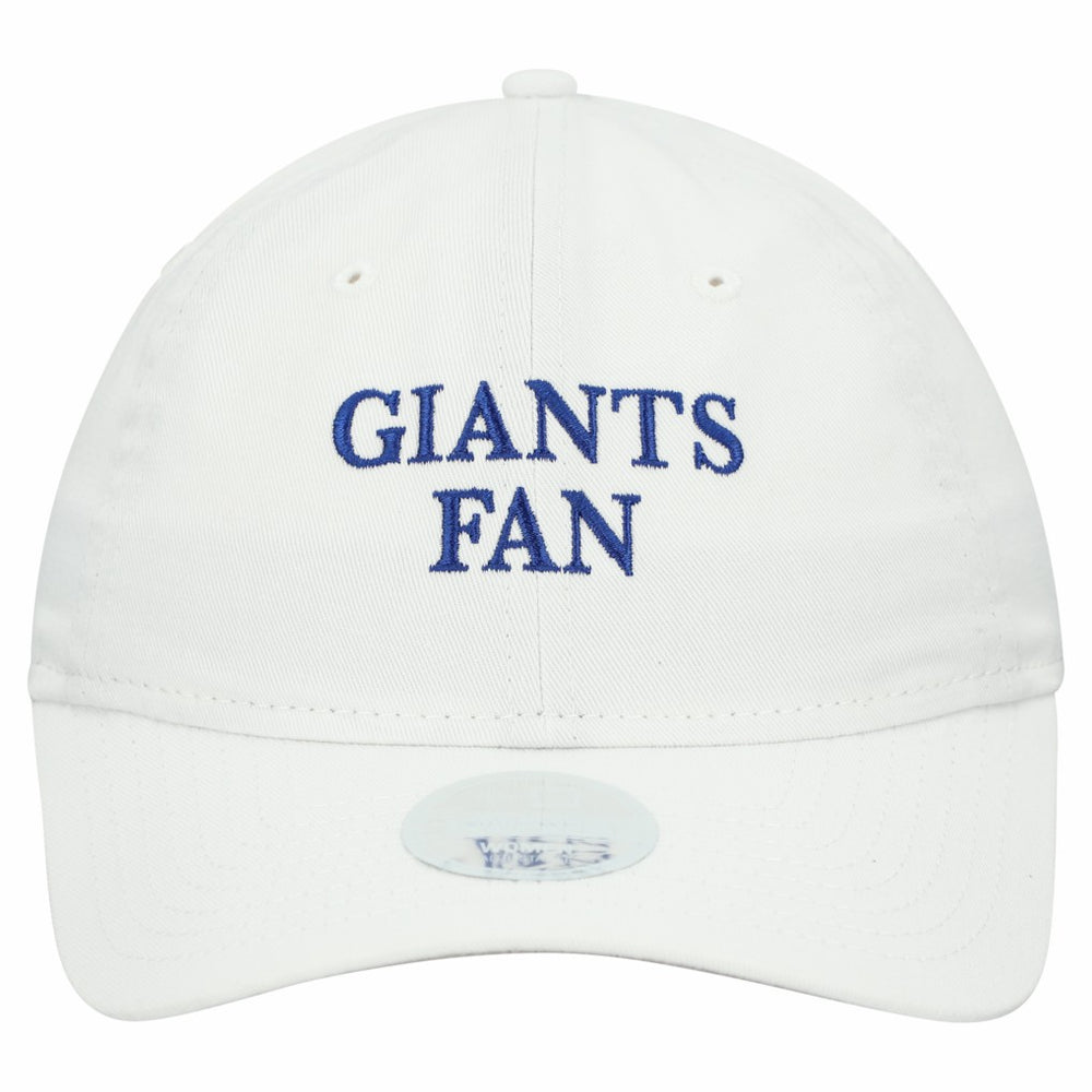 New York Giants New Era Women's Team Fan 9TWENTY Adjustable Hat White