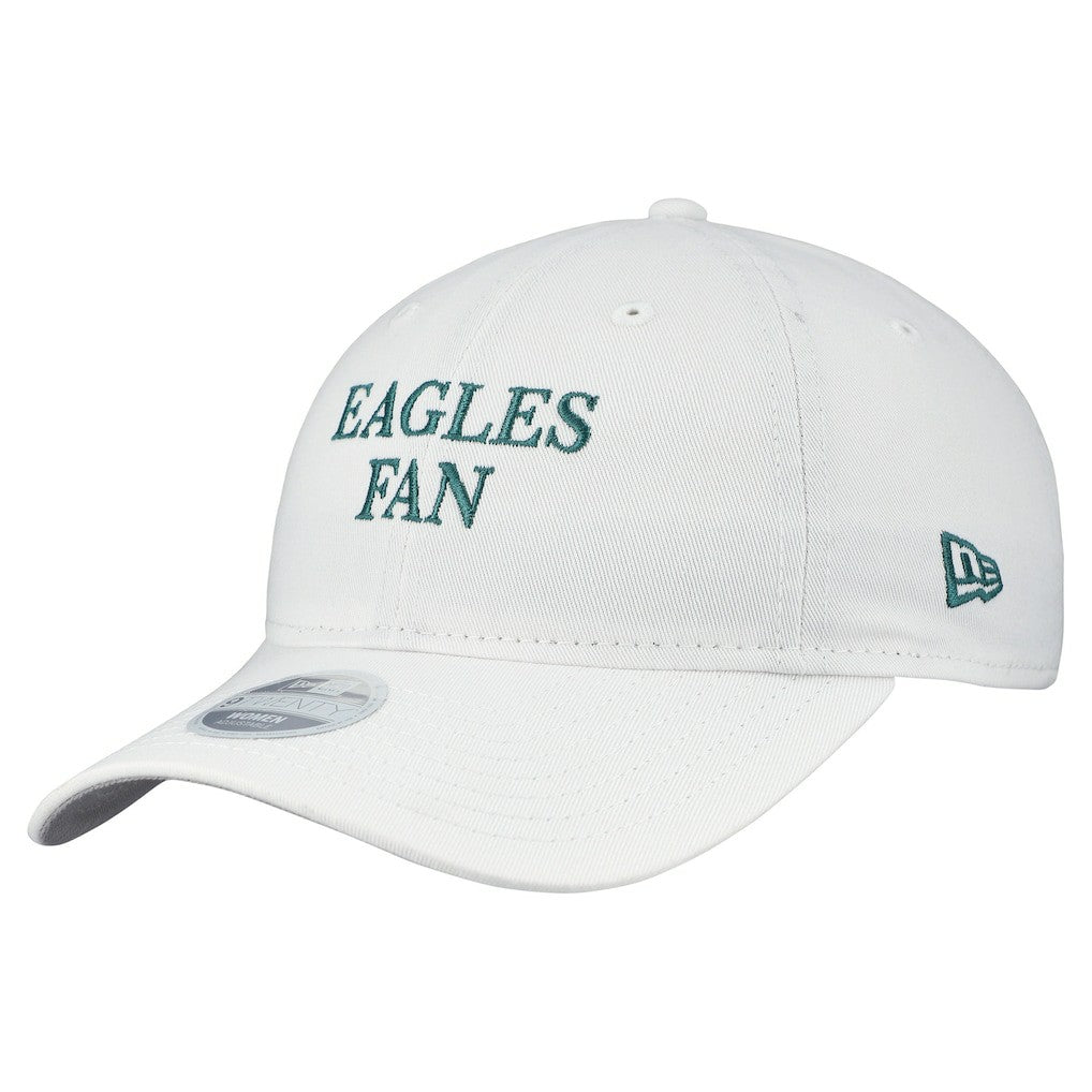 Philadelphia Eagles New Era Women's Team Fan 9TWENTY Adjustable Hat White