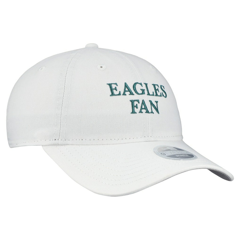 Philadelphia Eagles New Era Women's Team Fan 9TWENTY Adjustable Hat White