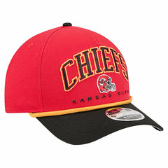 Kansas City Chiefs New Era Arch COOLERA 9FORTY A-Frame M-Crown Adjustable Hat Red