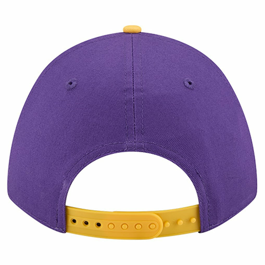 Minnesota Vikings New Era Arch COOLERA 9FORTY A-Frame M-Crown Adjustable Hat Purple