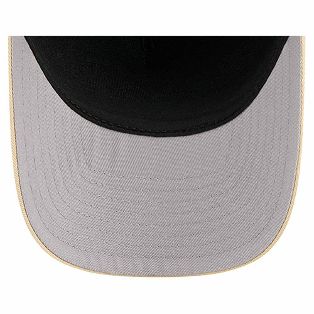 New Orleans Saints New Era Arch COOLERA 9FORTY A-Frame M-Crown Adjustable Hat Black
