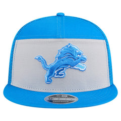 Detroit Lions New Era Outdoor Split Panel 9FIFTY Snapback Hat Gray/Blue