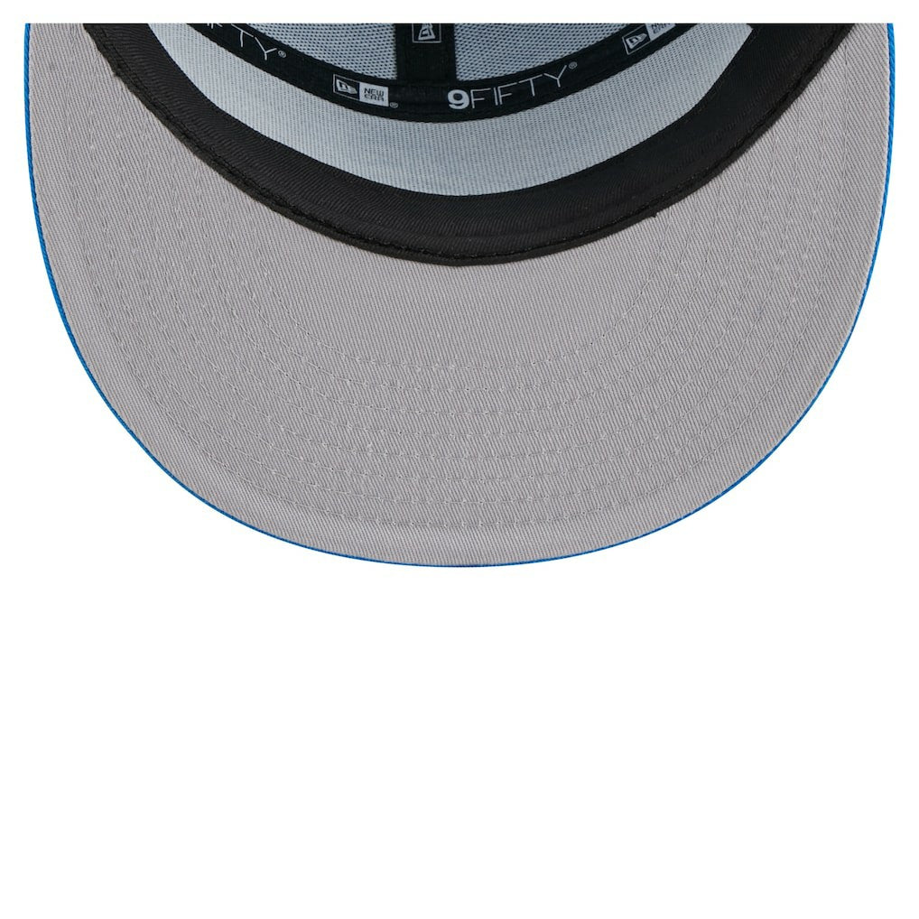 Detroit Lions New Era Outdoor Split Panel 9FIFTY Snapback Hat Gray/Blue