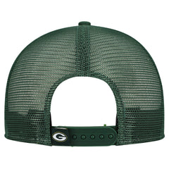 Green Bay Packers New Era Outdoor Split Panel 9FIFTY Snapback Hat Gold/Green