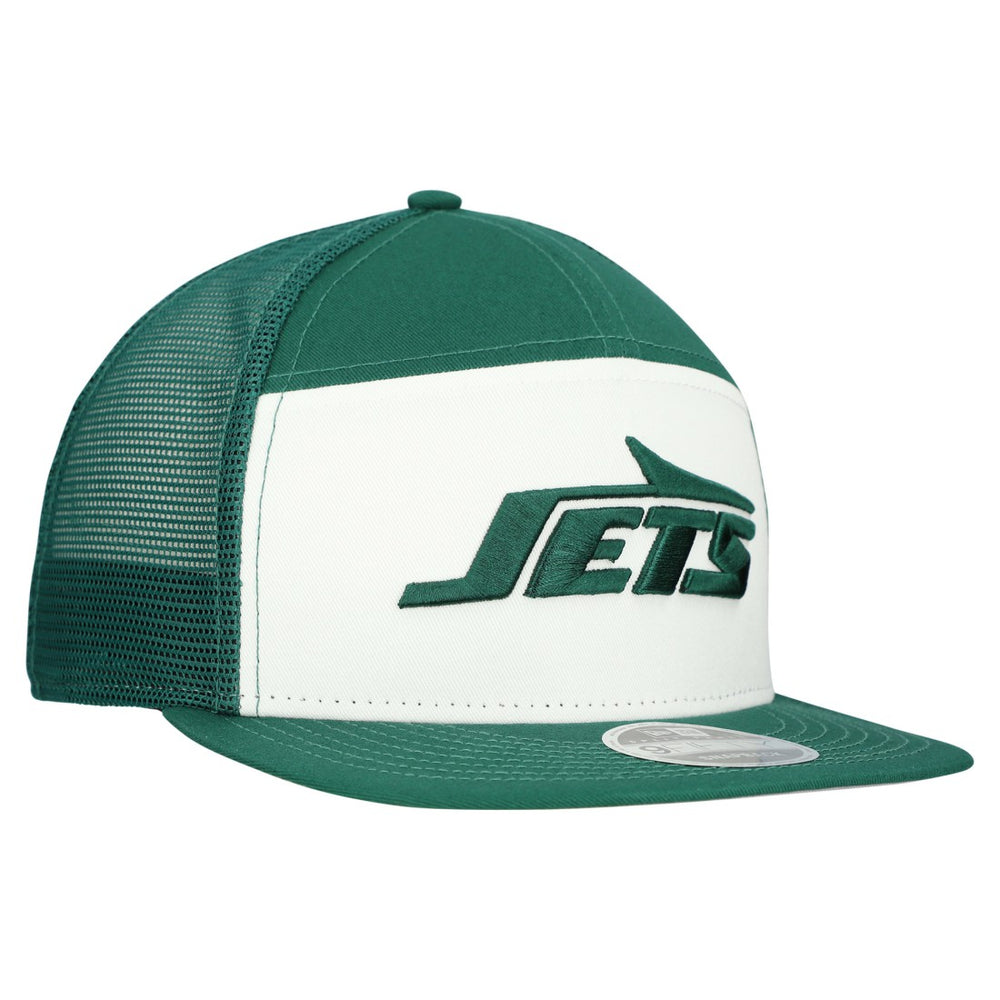 New York Jets New Era Outdoor Split Panel 9FIFTY Snapback Hat White/Green