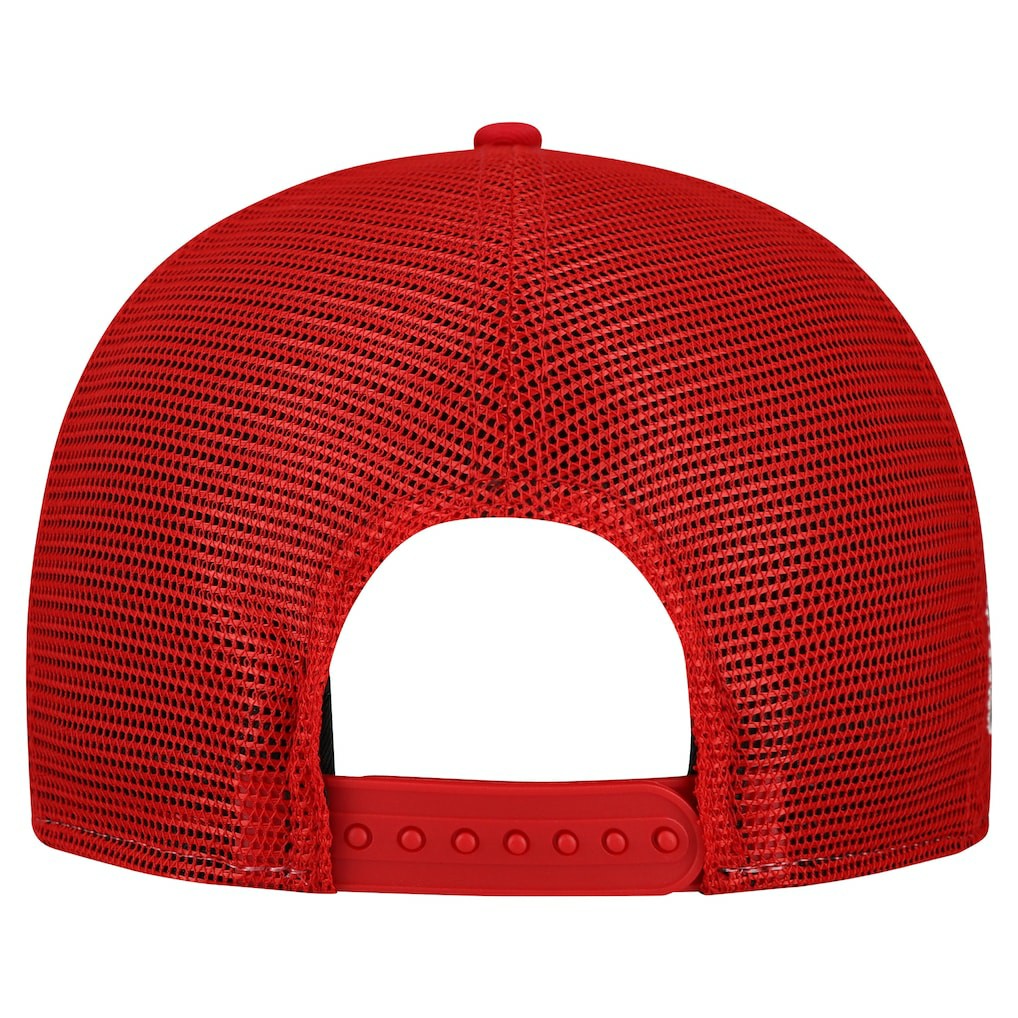 Kansas City Chiefs New Era Cutout A-Frame 9FIFTY Snapback Hat Cream/Red