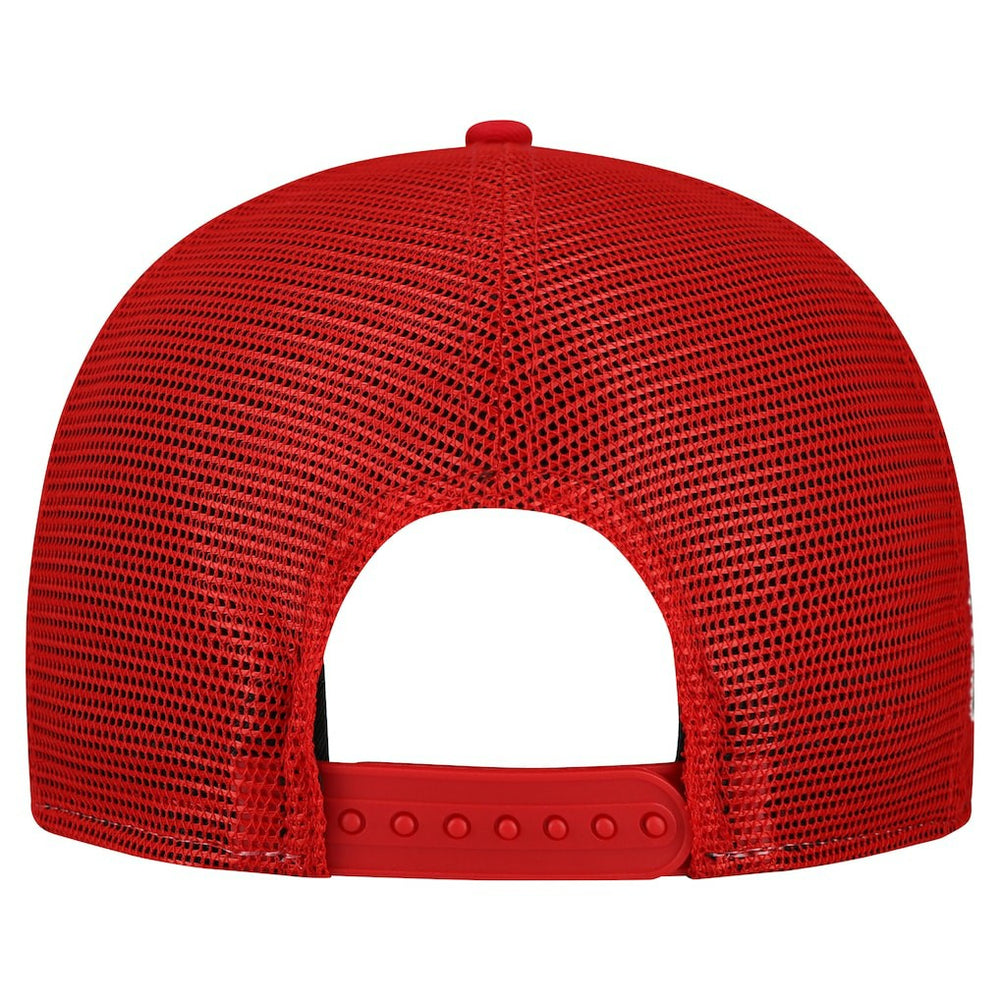 Kansas City Chiefs New Era Cutout A-Frame 9FIFTY Snapback Hat Cream/Red