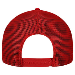 San Francisco 49ers New Era Cutout A-Frame 9FIFTY Snapback Hat Cream/Scarlet