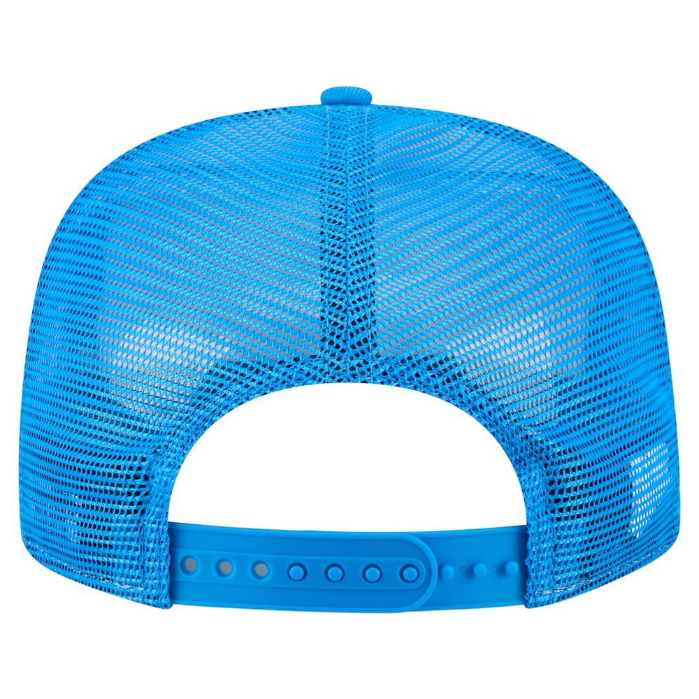 Detroit Lions New Era Cutout A-Frame 9FIFTY Snapback Hat Cream/Blue