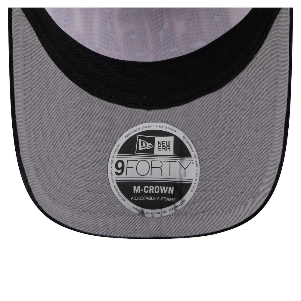 Cincinnati Bengals New Era Head Two-Tone Sided Corduroy 9FORTY A-Frame Adjustable Hat Cream/Black
