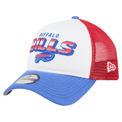 Buffalo Bills New Era Youth Streak 9FORTY A-Frame Adjustable Hat White/Royal