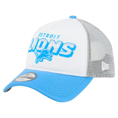 Detroit Lions New Era Youth Streak 9FORTY A-Frame Adjustable Hat White/Blue