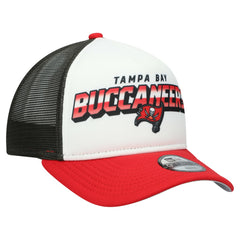 Tampa Bay Buccaneers New Era Youth Streak 9FORTY A-Frame Adjustable Hat White/Red