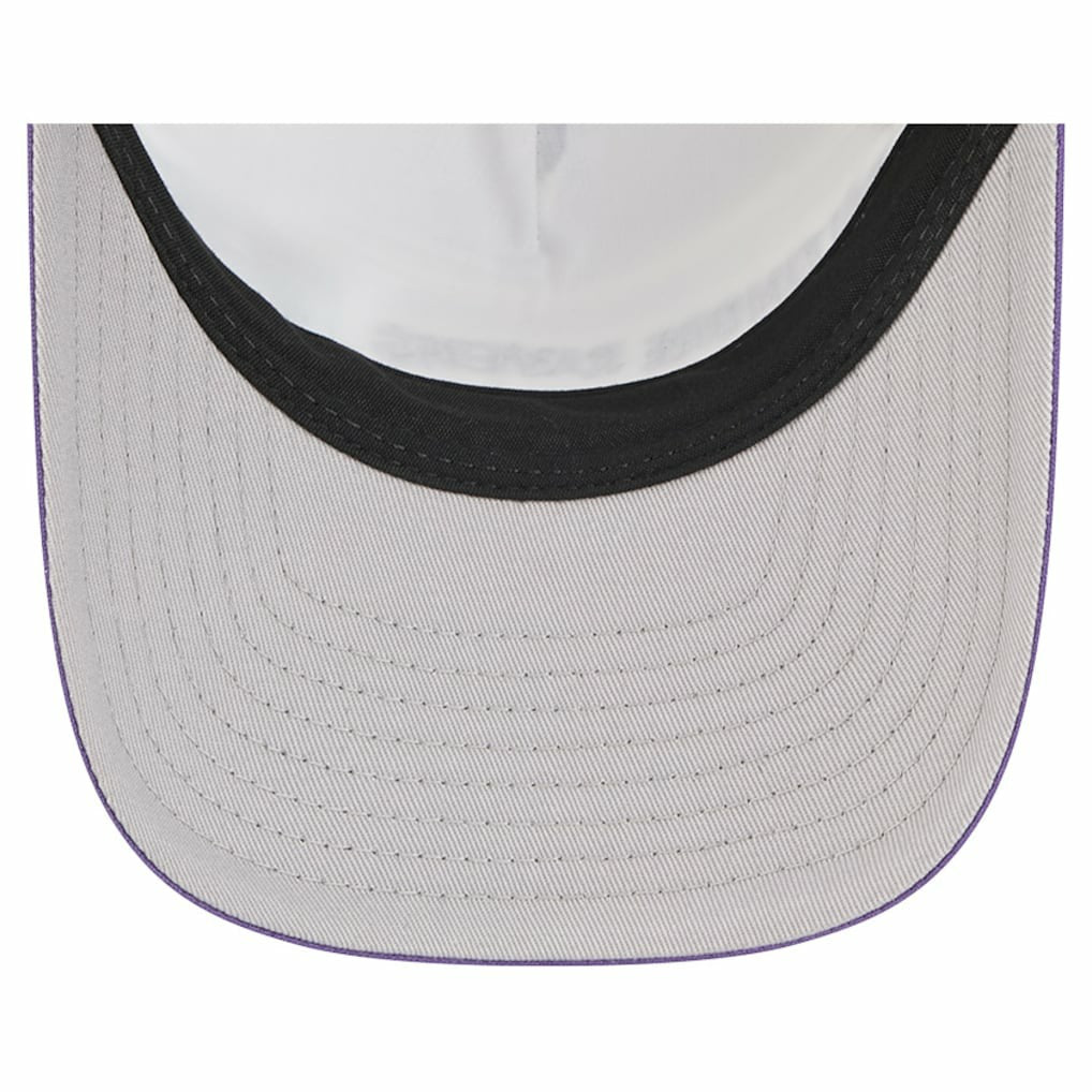Baltimore Ravens New Era Linear A-Frame 9FORTY Adjustable Hat Purple