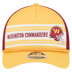 Washington Commanders New Era Linear A-Frame 9FORTY Adjustable Hat Gold
