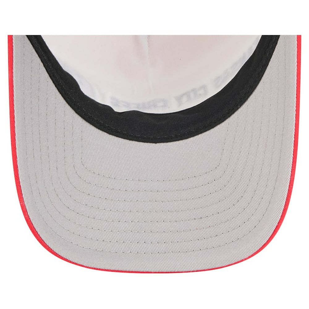 Kansas City Chiefs New Era Linear A-Frame 9FORTY Adjustable Hat Red