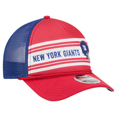 New York Giants New Era Linear A-Frame 9FORTY Adjustable Hat Red