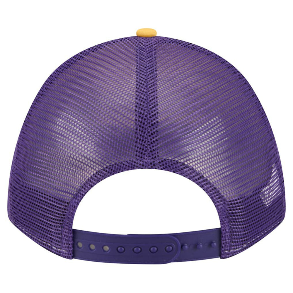 Minnesota Vikings New Era Linear A-Frame 9FORTY Adjustable Hat Gold