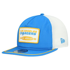 Los Angeles Chargers New Era Patch 19TWENTY Adjustable Hat Powder Blue/White