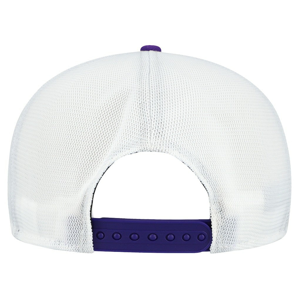 Minnesota Vikings New Era Patch 19TWENTY Adjustable Hat Purple/White