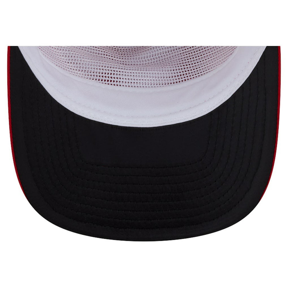 San Francisco 49ers New Era Patch 19TWENTY Adjustable Hat Scarlet/White
