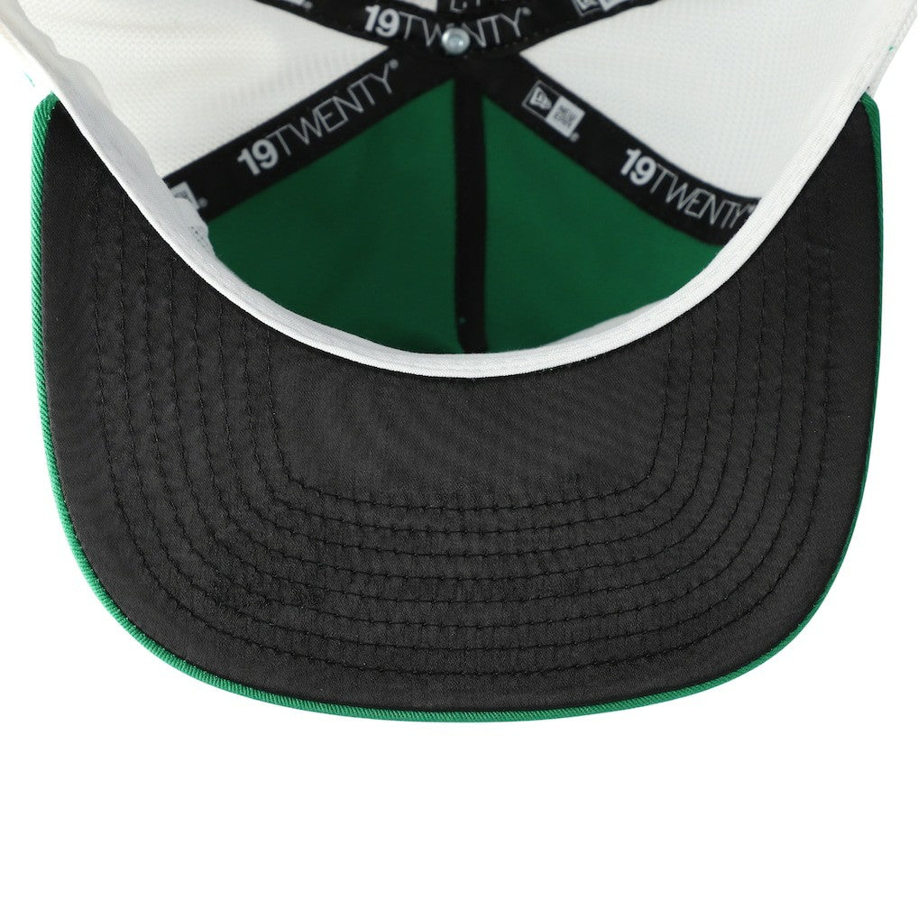 Philadelphia Eagles New Era Patch 19TWENTY Adjustable Hat Kelly Green/White