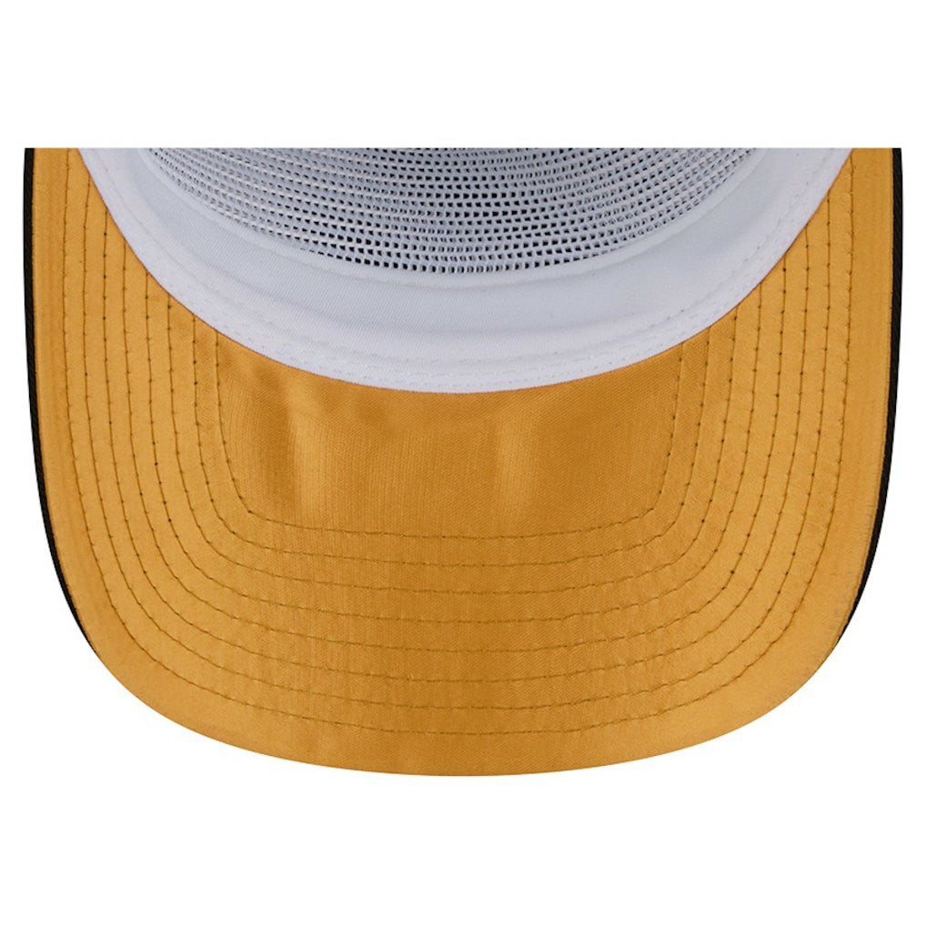 Pittsburgh Steelers New Era Patch 19TWENTY Adjustable Hat Black/White