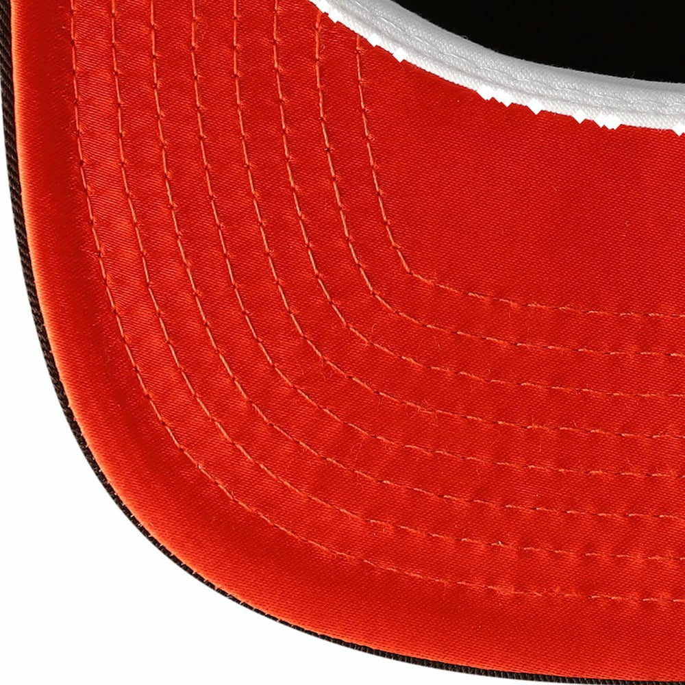 Cleveland Browns New Era Patch 19TWENTY Adjustable Hat Brown/White