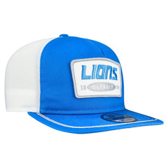 Detroit Lions New Era Patch 19TWENTY Adjustable Hat Blue/White