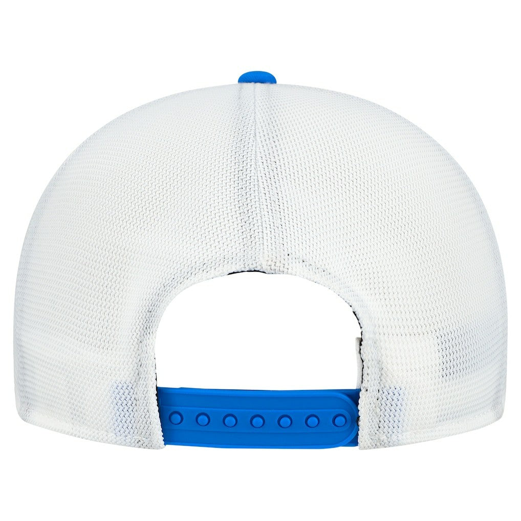 Detroit Lions New Era Patch 19TWENTY Adjustable Hat Blue/White