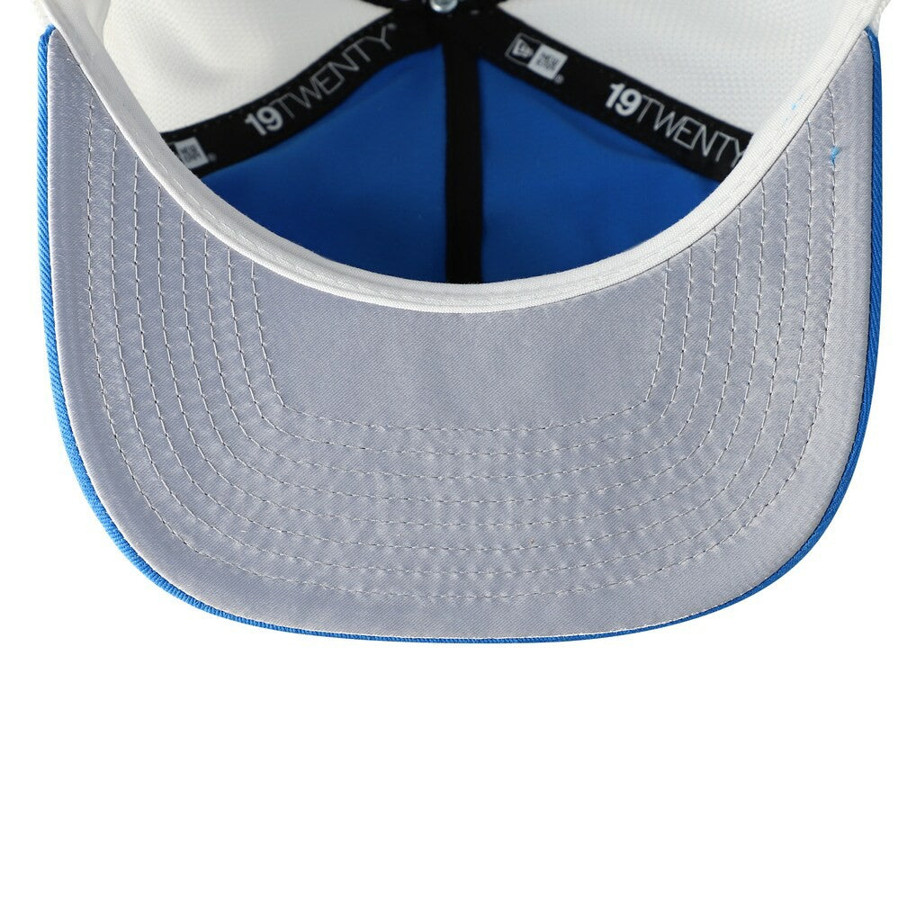 Detroit Lions New Era Patch 19TWENTY Adjustable Hat Blue/White