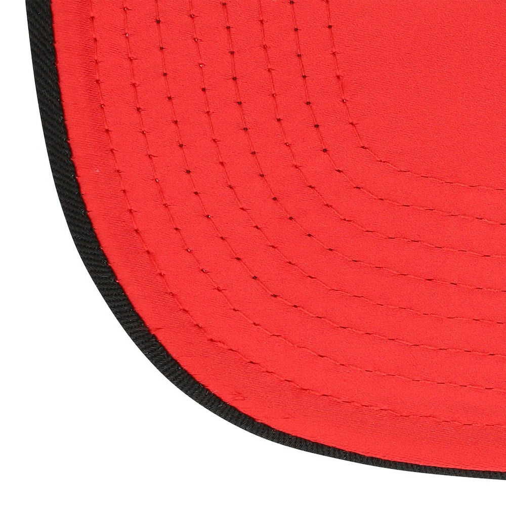 Atlanta Falcons New Era Patch 19TWENTY Adjustable Hat Black/White