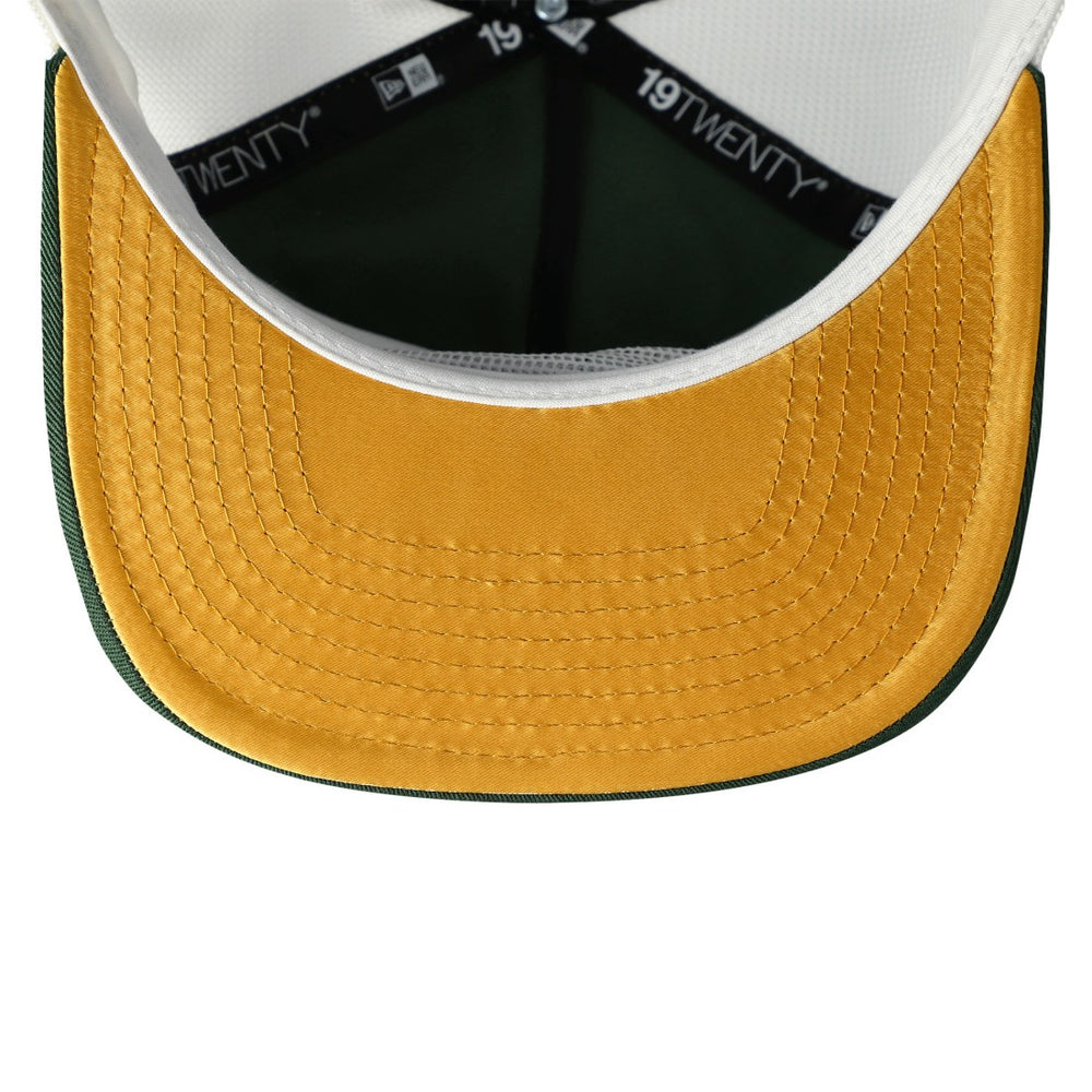 Green Bay Packers New Era Patch 19TWENTY Adjustable Hat Green/White