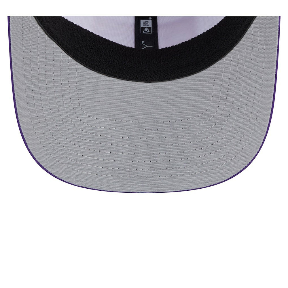 Minnesota Vikings New Era Established Patch 9SEVENTY Adjustable Hat White/Purple