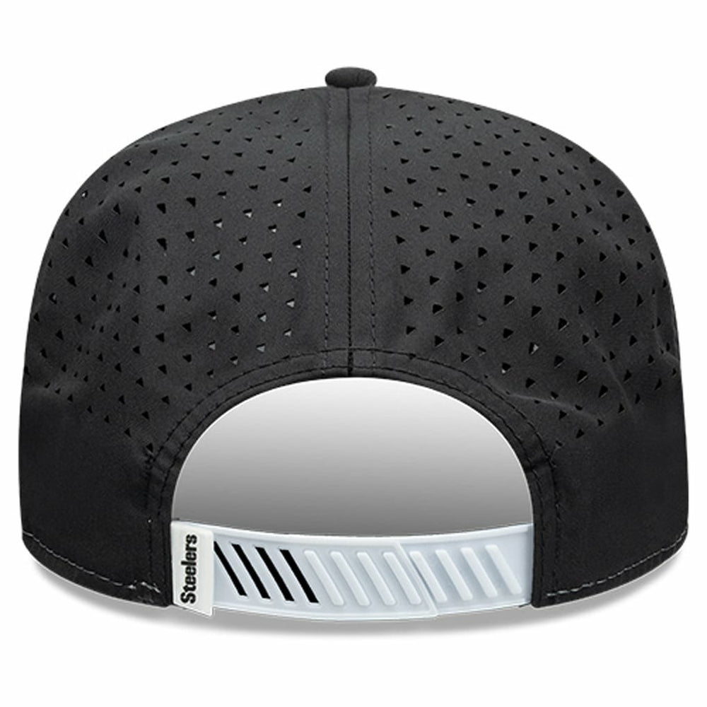 Pittsburgh Steelers New Era Established Patch 9SEVENTY Adjustable Hat White/Black
