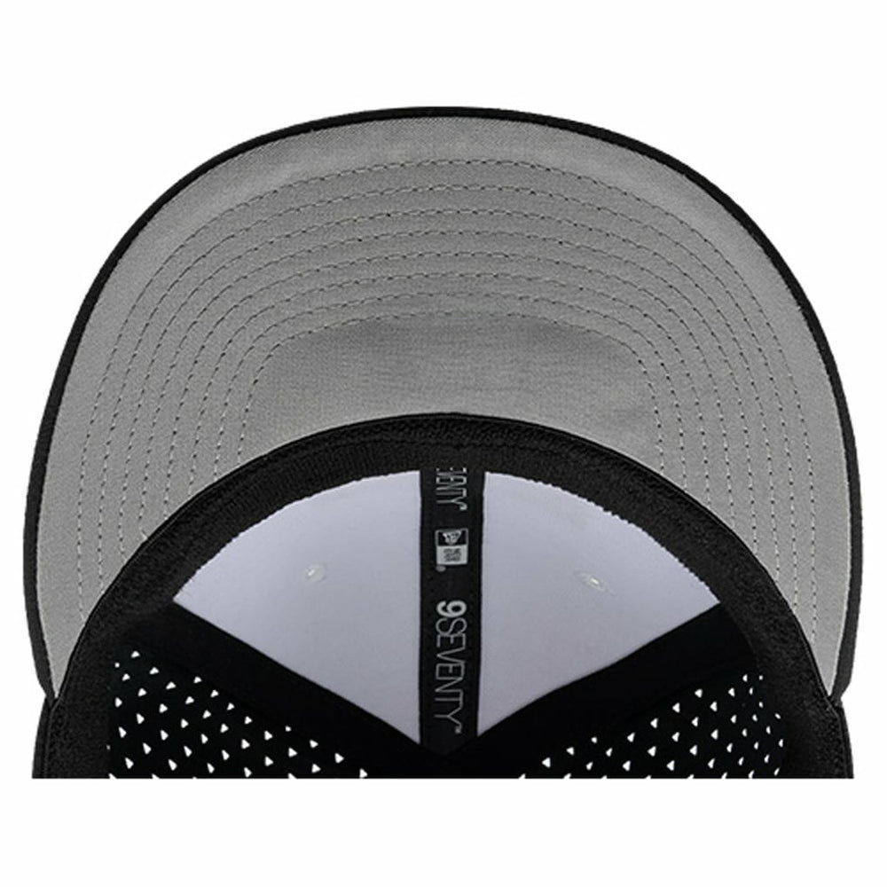 Pittsburgh Steelers New Era Established Patch 9SEVENTY Adjustable Hat White/Black