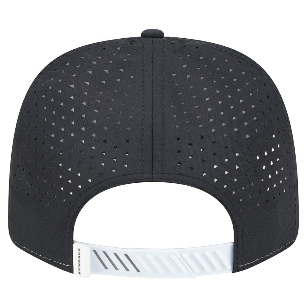 Cincinnati Bengals New Era Established Patch 9SEVENTY Adjustable Hat White/Black