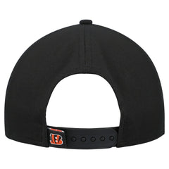 Cincinnati Bengals New Era Women's Metallic 9FORTY M-Crown A-Frame Adjustable Hat Black