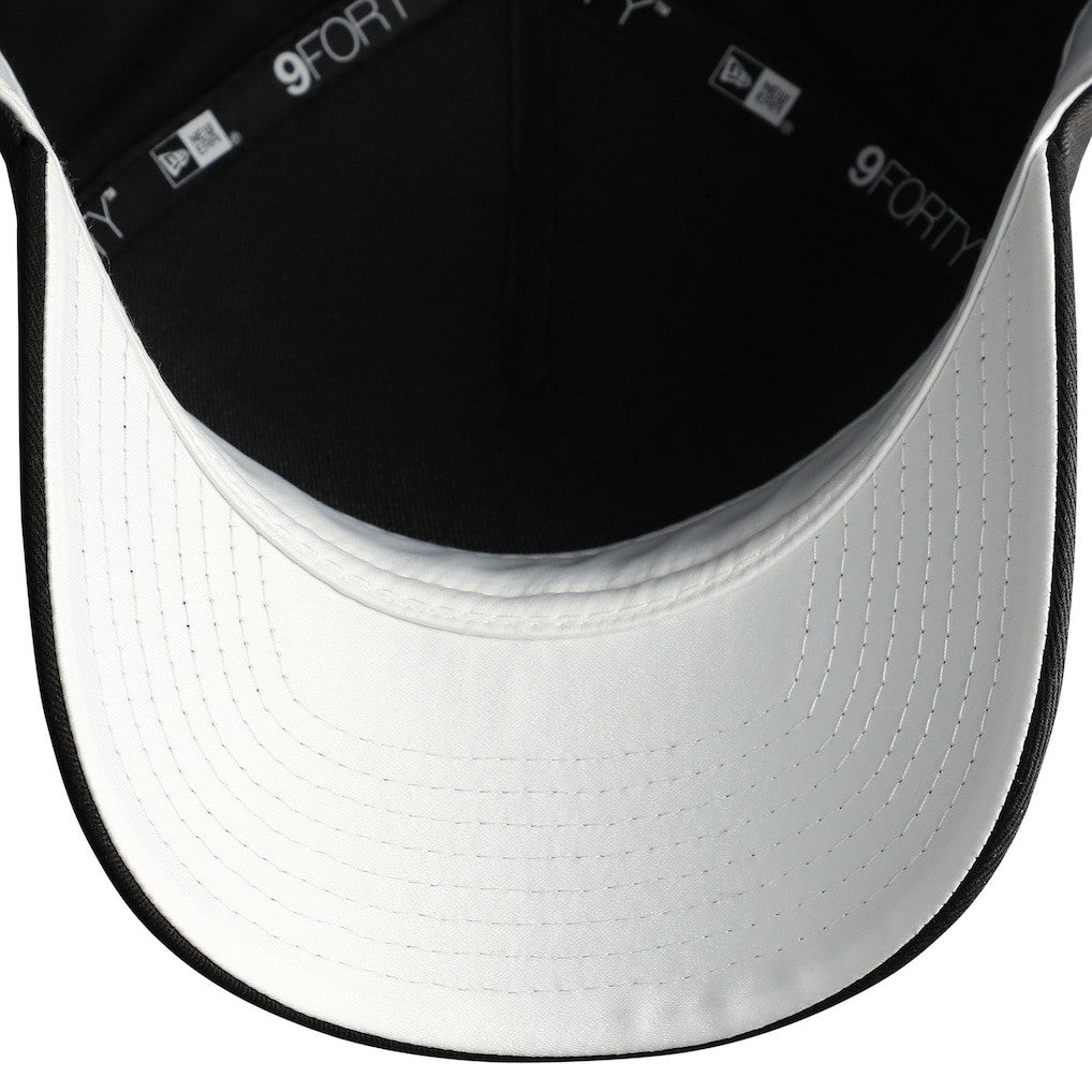 Cincinnati Bengals New Era Women's Metallic 9FORTY M-Crown A-Frame Adjustable Hat Black
