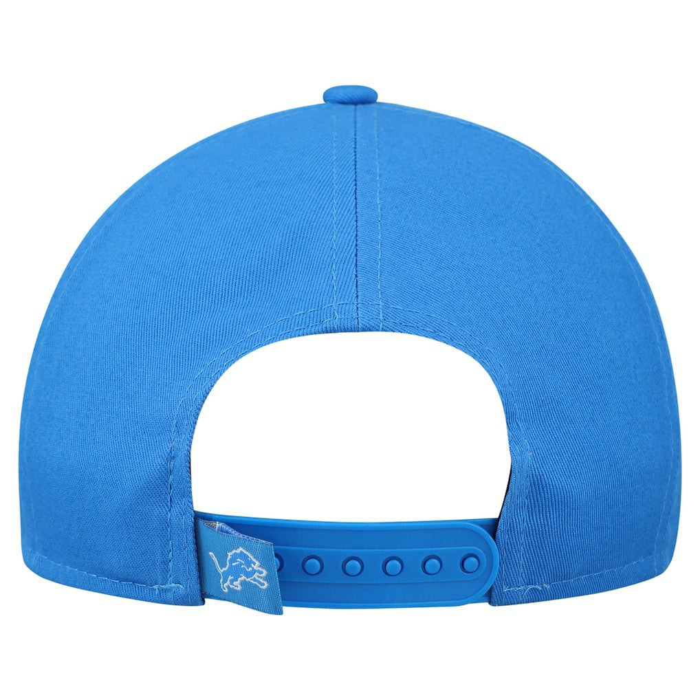 Detroit Lions New Era Women's Metallic 9FORTY M-Crown A-Frame Adjustable Hat Blue