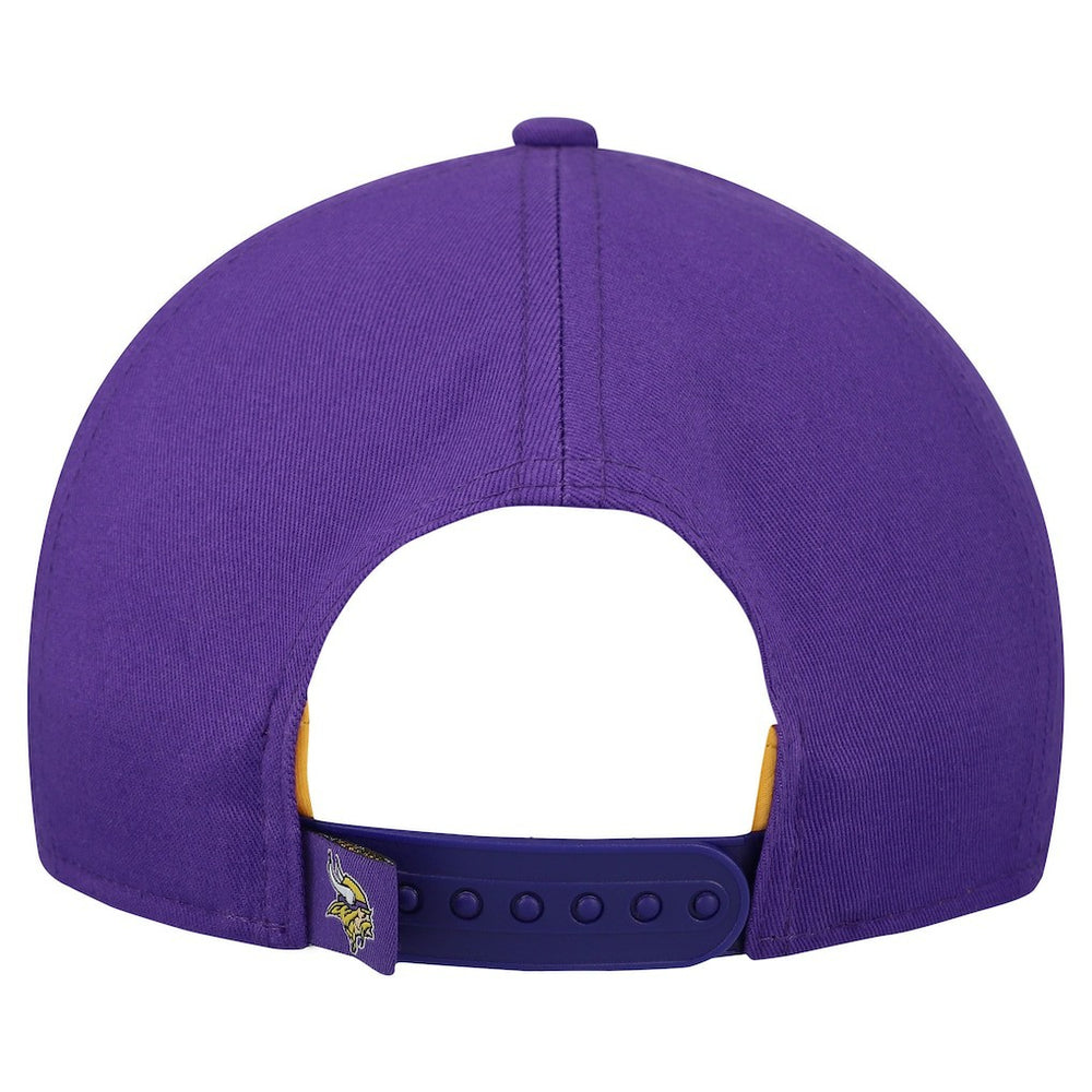 Minnesota Vikings New Era Women's Metallic 9FORTY M-Crown A-Frame Adjustable Hat Purple