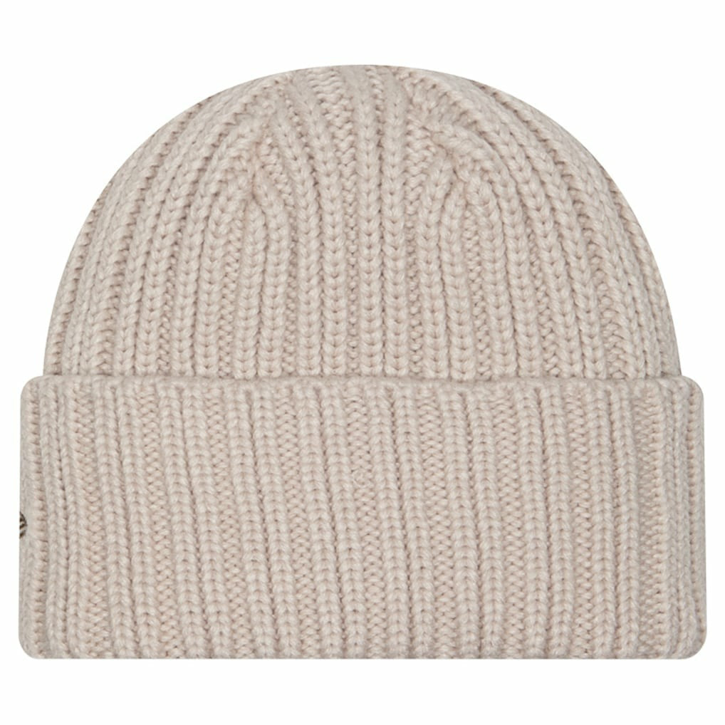 Buffalo Bills New Era Logo Applique Cuffed Knit Hat Light Beige